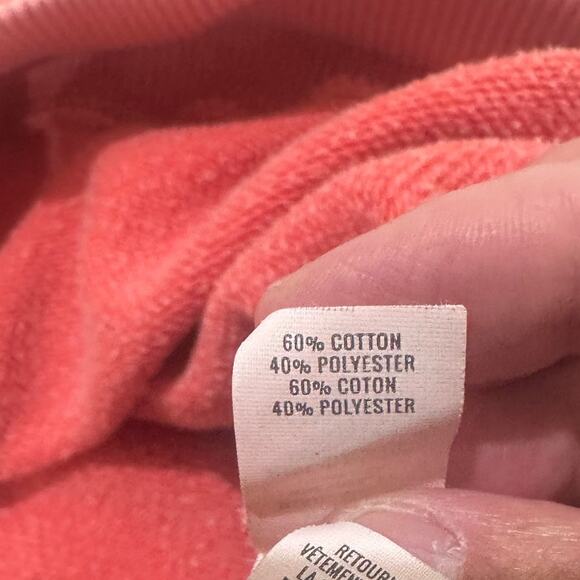 Aerie Floral Contrasting Pink Patterned Pullover Crew Sweatshirt Feminine, Small - Picture 3 of 7